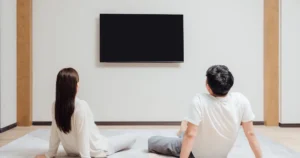 Mounted TV